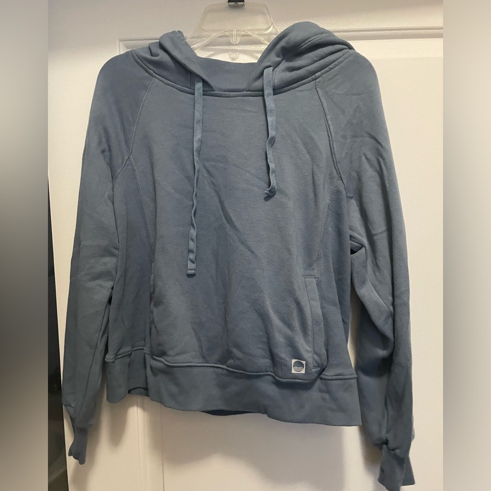 Like new daily practice Anthropologie cropped hoodie.